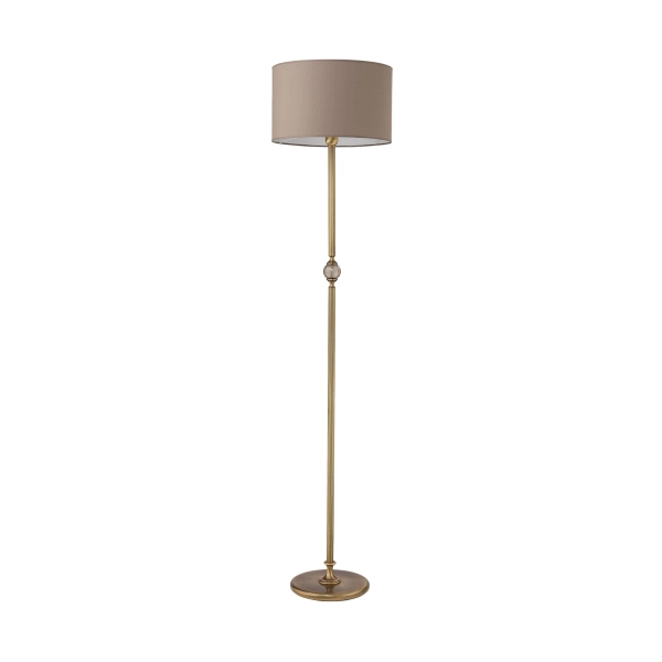 Stojąca lampa klasyczna Tivoli TIV-LS-1 (P) do salonu brązowa mosiądz