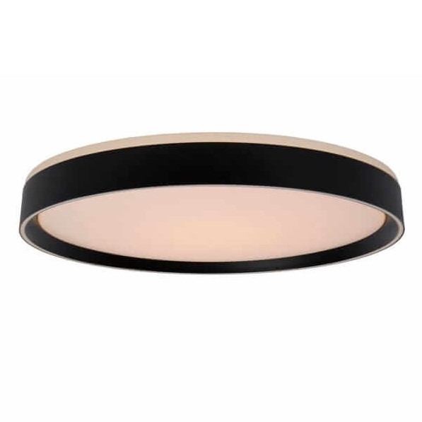 LAMPA sufitowa NURIA 79182/36/30 Lucide plafoniera OPRAWA okrągła natynkowa LED 36W 2700K plafon czarny
