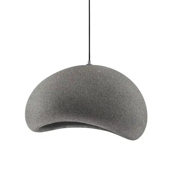 Kopułowa wisząca lampa PALINZA LE45321 sypialniana szara