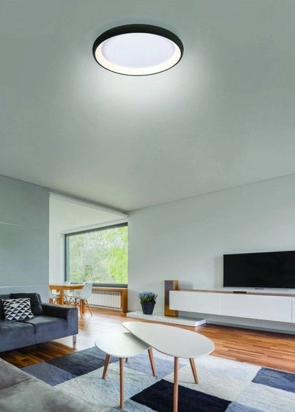 Lampa okrąg sufitowa Antonio AZ5075 LED 80W czarna