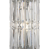 Kryształowa lampa ścienna Facet MOD094WL-03CH Maytoni tuba chrom