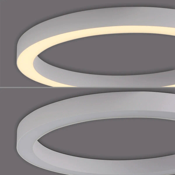 Lampa sufitowa na pilot PURE LINES biała 6309-16 1xLED 30W 2200-5500K ring