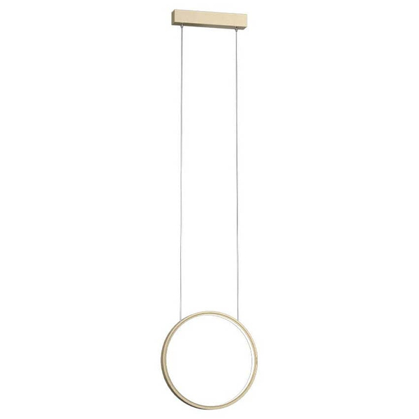 Zwis do kuchni AGARO 5316 Shilo LED 9W 3000K nad wyspę ring złoty