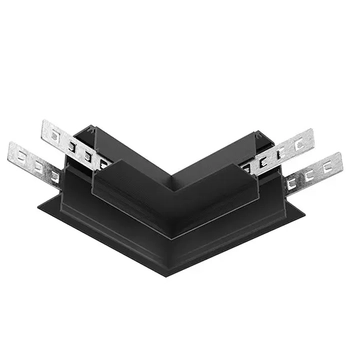 Łącze-L wpuszczane do szynoprzewodu magnetycznego Exility TRACL034-42B-R czarne