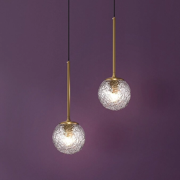 Lampa wisząca kulista Ligero MOD061PL-01BS1 ball mosiądz