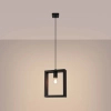Wisząca lampa do salonu Aries SL.1311 Sollux pojedyncza wenge