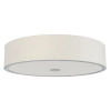 Minimalistyczny plafon do salonu Zalindro PL Cromo 74 OR86065 chrom biały