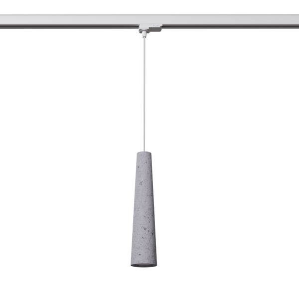 Lampa wisząca betonowa ELECTRA MYL.00151 3-fazowa tuba szary