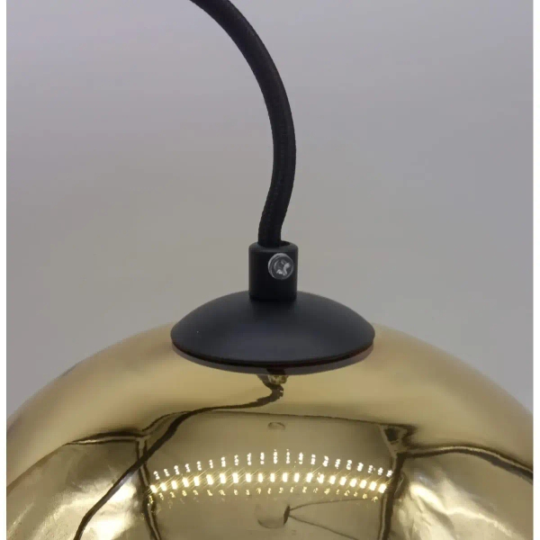 Lampa wisząca Glow ST-9021-M GOLD Step do jadalni kula lustrzana złota