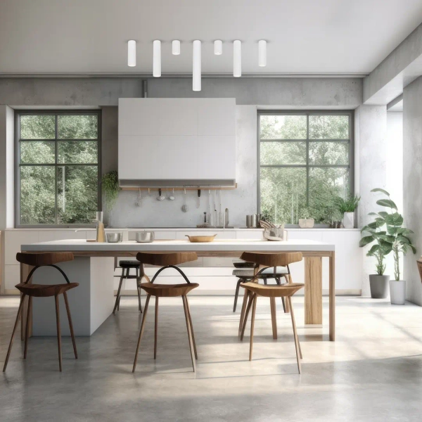 Salonowa lampa sufitowa GENESIS ML0388 tuba sopel biały