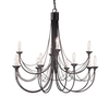 Industrialna lampa wisząca Carisbrooke CB12-BLACK Elstead metalowa czarna