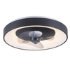 Sufitowa lampa wentylator Venika 14644-18 Just Light 36W 2700-5000K czarna