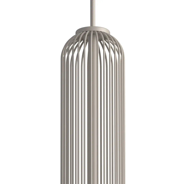 Salonowa lampa wisząca CAMELEON SINGLES 12197 druciana beżowa