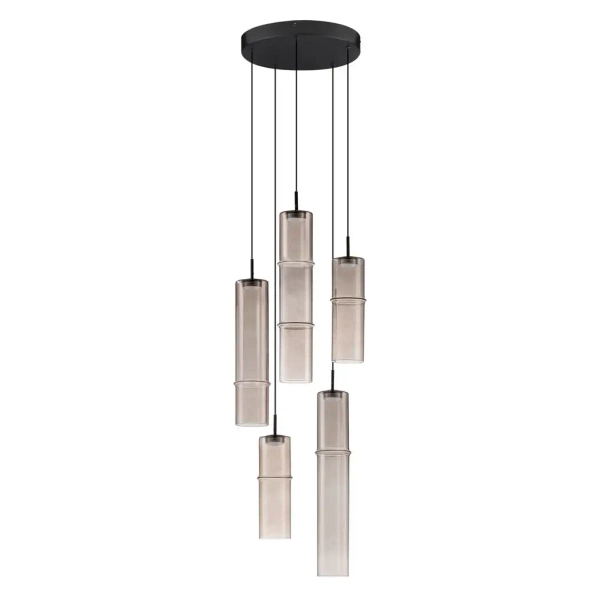 Szklane zwisy sufitowe SARTANO LE45164 LED 15W 3000K mokka