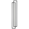 Metalowa lampa ścienna SYMMETRY ST-MD1027M LED 39W 3000K frame czarna