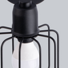 Sufitowa lampa Beluci SL.1115 Sollux reflektorki druciane czarna