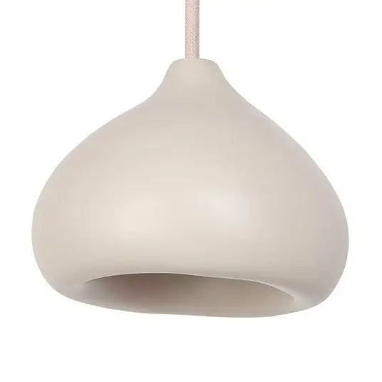 Sypialniana lampa wisząca MAURO 41122 metalowa beżowy