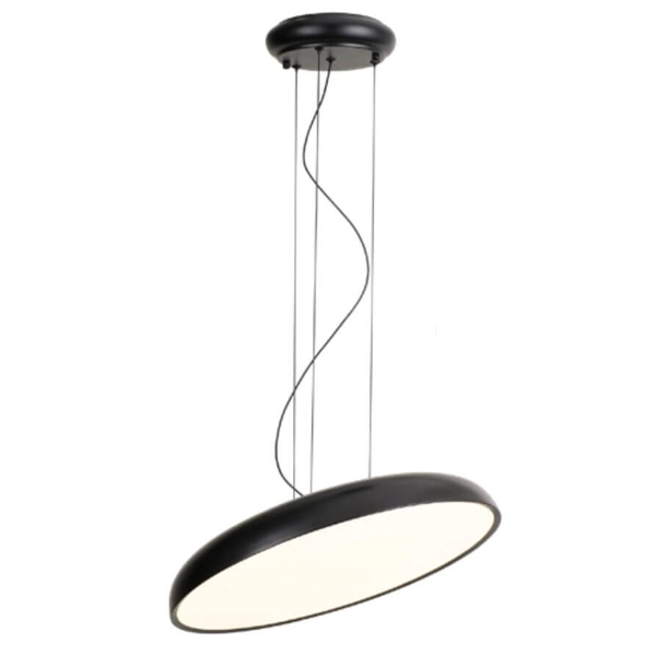 Zwisowa lampa Lamina CGLAMINA-BLACK Copel LED 30W 3000K do salonu czarna biała