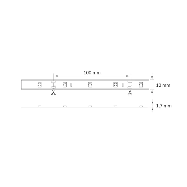 Ozdobna taśma LED RGB 314437 Polux 14W IP20 6500K