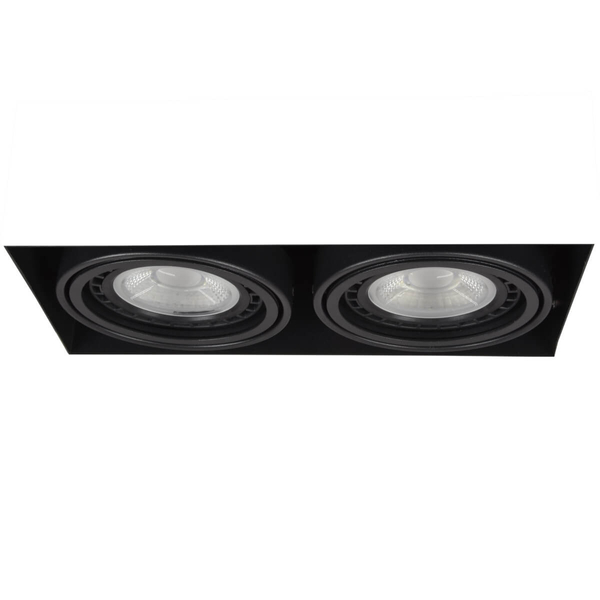 Wpustowa lampa sufitowa Nova AZ2935 do przedpokoju czarna