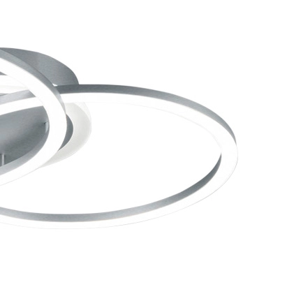 Ledowa lampa sypialniana Venida nad łóżko LED 25W 3000K srebrna