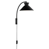 Regulowana lampa ścienna z włącznikiem DIAL 2213371003 czarny