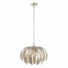 Designerska lampa wisząca do jadalni srebrna Delphine OUTLET