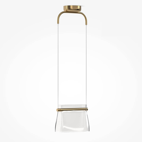 Lampa wisząca Cabaret MOD170PL-L8BS3K LED 8W 3000K przezroczysty mosiądz