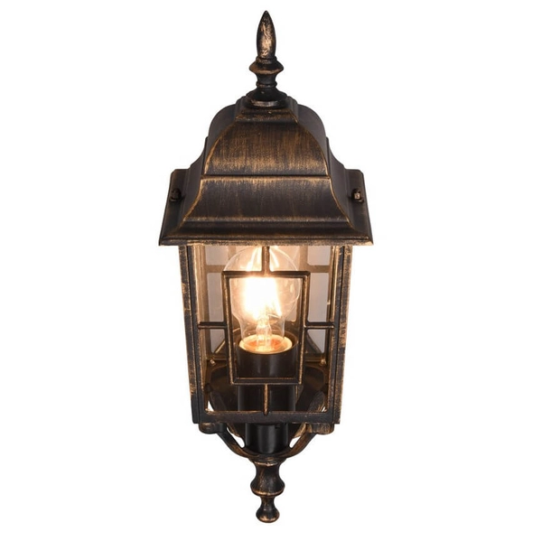 Zewnętrzna lampa ścienna Volturno 205960128 IP23 latarnia rdzawy