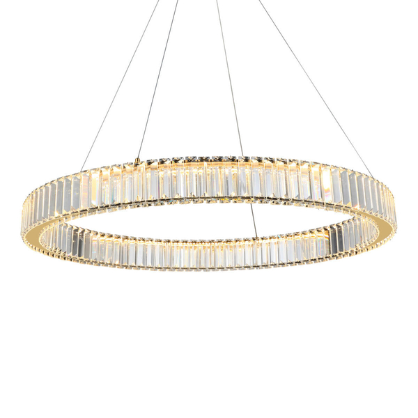 Pierścieniowa lampa wisząca SPARK AZ5790 Azzardo LED 72W 3000K złota