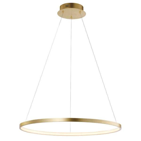 Lampa zwieszana Circle 11524-12 Just Light LED 33W 3000K ring złoty