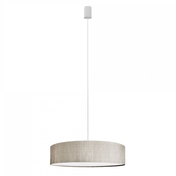 Skandynawska lampa wisząca Turda 8946 sypialniana nad łóżko szara