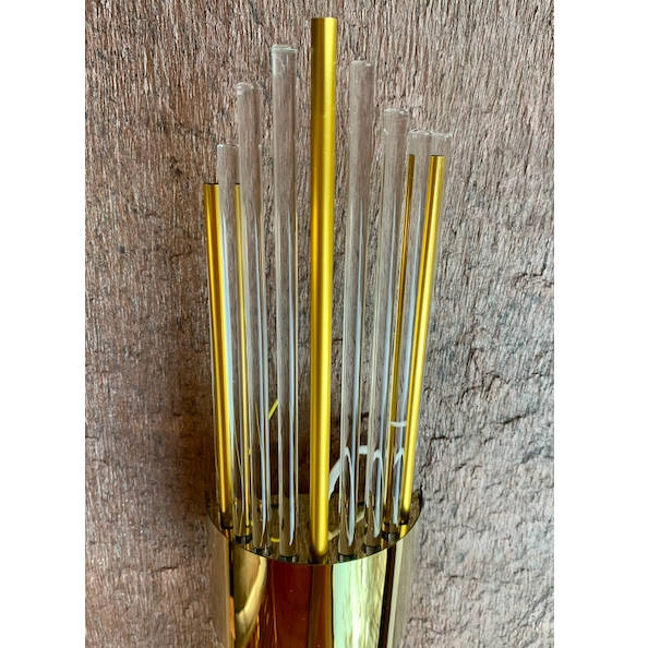 Kryształowy kinkiet pokojowy CGODESS szklana lampa ścienna złota