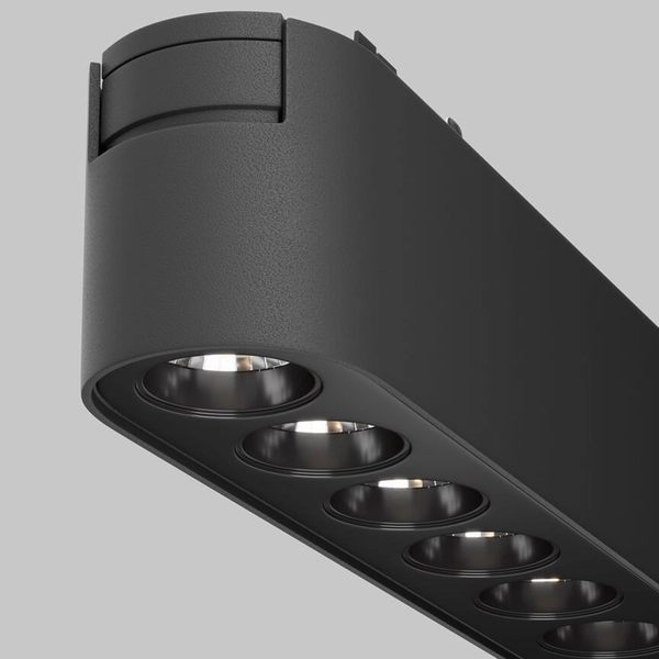 Lampa owalna na sufit Points TR082-1-18W3K-M-B 16W 3000K do szyny czarny