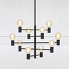 Żyrandol LAMPA wisząca PARIS 107187 Markslojd metalowa OPRAWA molekuły zwis loft sticks czarny