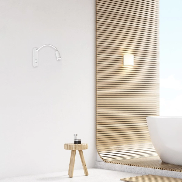 LAMPA ścienna BASE ML6349 Milagro regulowana OPRAWA kinkiet LED 10W 4000K z portem USB biały