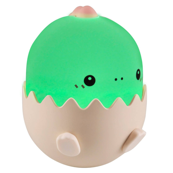 Dekoracyjna lampka nocna Baby 326973 Polux RGB dinozaur różowa