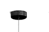 Lampa podwieszana kryształ Arctic SMP0099 black Step LED 104W 3000K belka czarna