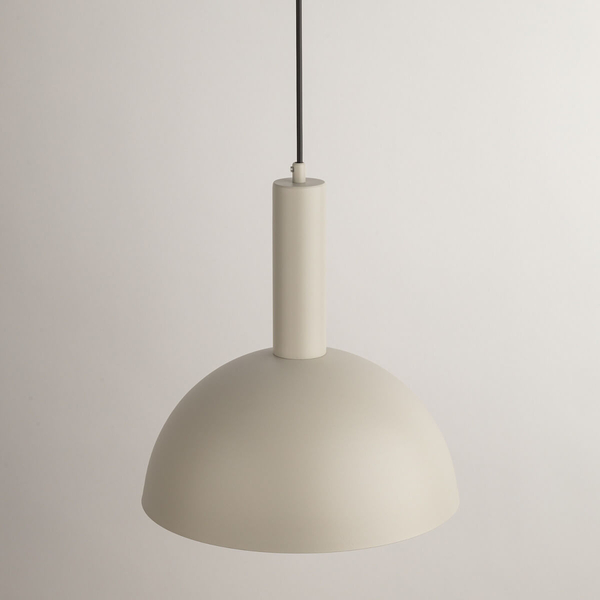 Lampa wisząca Vitrum 40805 Sigma kopuła do kuchni  beżowa