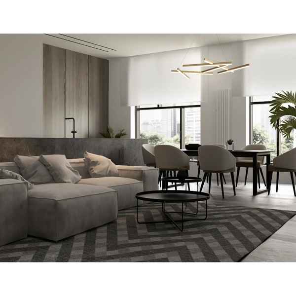 Lampa wisząca Line MOD016PL-L75MG3K LED 79W metal złota