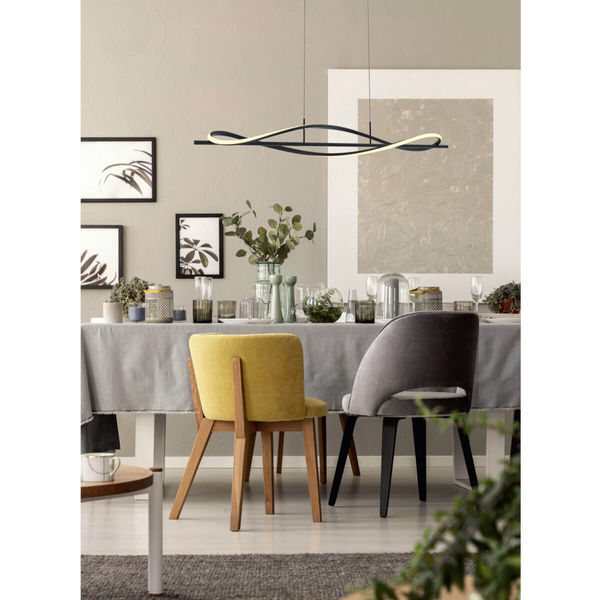 Zwisająca Lampa Domenico MD3544-1-3BT LED 30W 3000K ściemniacz czarny