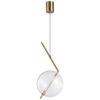 Wisząca lampa ball Amore ST-8869P-1 Step LED 12W 3000K designerska złota