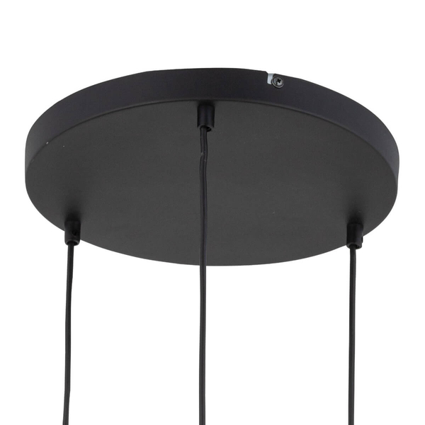 Loftowa lampa wisząca Pescara 4576 TK Lighting szkło złoty bursztynowy czarny