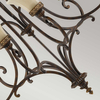Lampa wisząca FE-DRAWING-ROOM9 9-punktowa nad stół brązowa