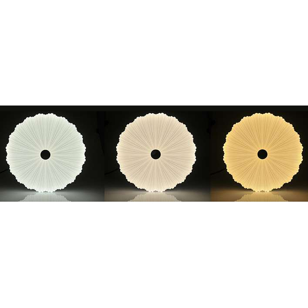 Plafon LAMPA sufitowa FLOWER 313546 Polux okrągła OPRAWA natynkowa LED 36W 3000K - 6500K biała
