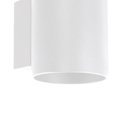 Kinkiet LAMPA ścienna SONIA 03958 Ideus okrągła OPRAWA metalowa tuba loft biała