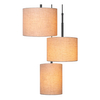 Potrójna lampa wisząca Maya 45409/13/38 abażurki beżowy czarny