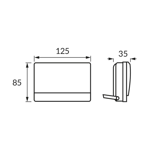 Naświetlacz SMD BRYZA 4243 Ideus LED 15W 4100K IP65 regulacja czarny