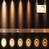 Metalowa lampa sufitowa Fedler 09922/12/30 Lucide LED 12W 2200K czarna