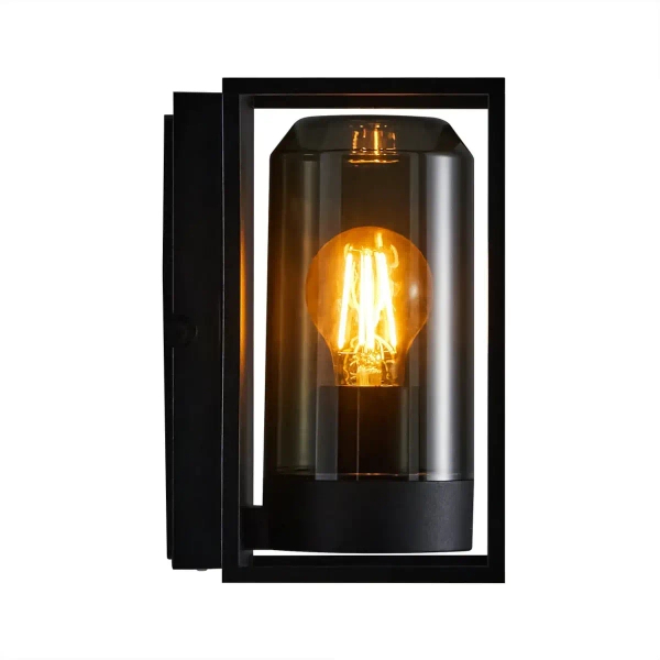 Elewacyjna lampa ścienna GRIFFIN 2218131047 IP44 przydymiony